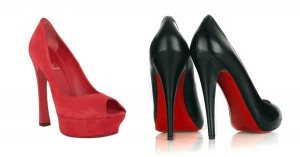 YSL Christian Louboutin red soles 300x157 - Color Trademarks and Fashion: Branding That “Pops"